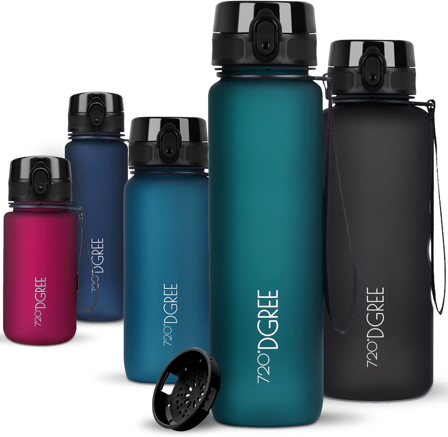 UberBottle Wasserflasche, 1000ml, 08 Smaragd Green - Grün | Softtouch