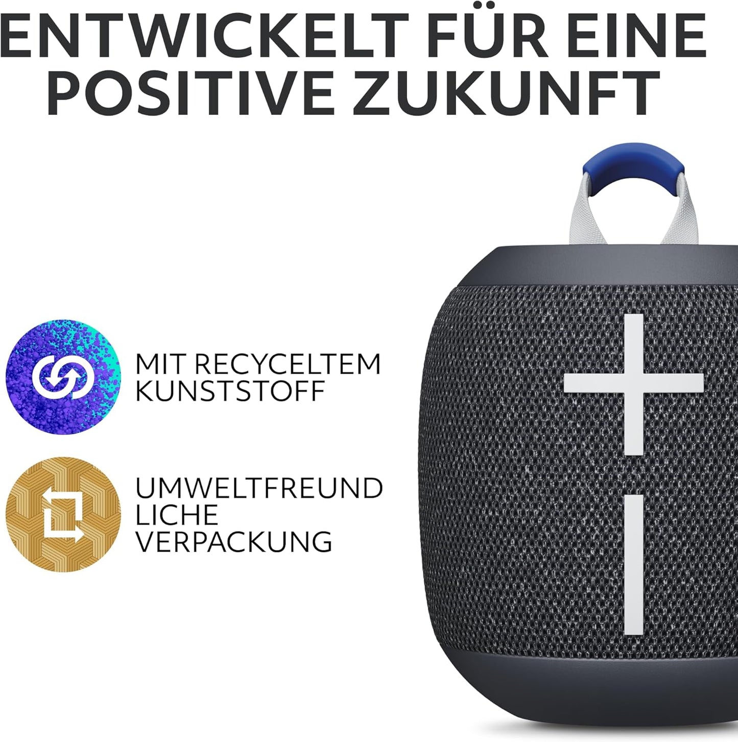 Wonderboom 4 - Wasserdichter Bluetooth-Lautsprecher, WONDERBOOM 4 Lautsprecher Schwarz