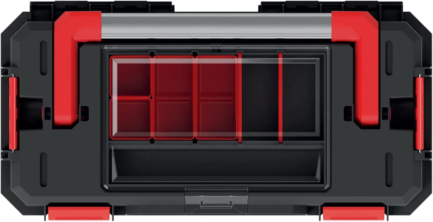 Werkzeugkiste mit Organizer, 55 x 25 x 26,4 cm