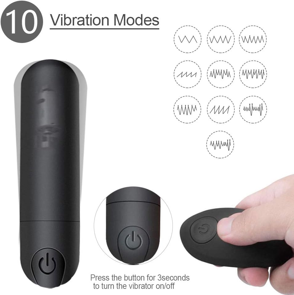 Wiederaufladbarer Mini-Vibrator mit 10 Programmen
