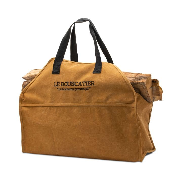 Transporttasche für Brennholz, 50L, Camel