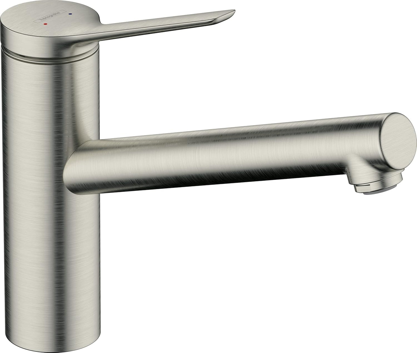 Zesis M33 Küchenarmatur, Edelstahl Finish Auslaufhöhe 150mm / 1 Strahlart mit Schwenkauslauf