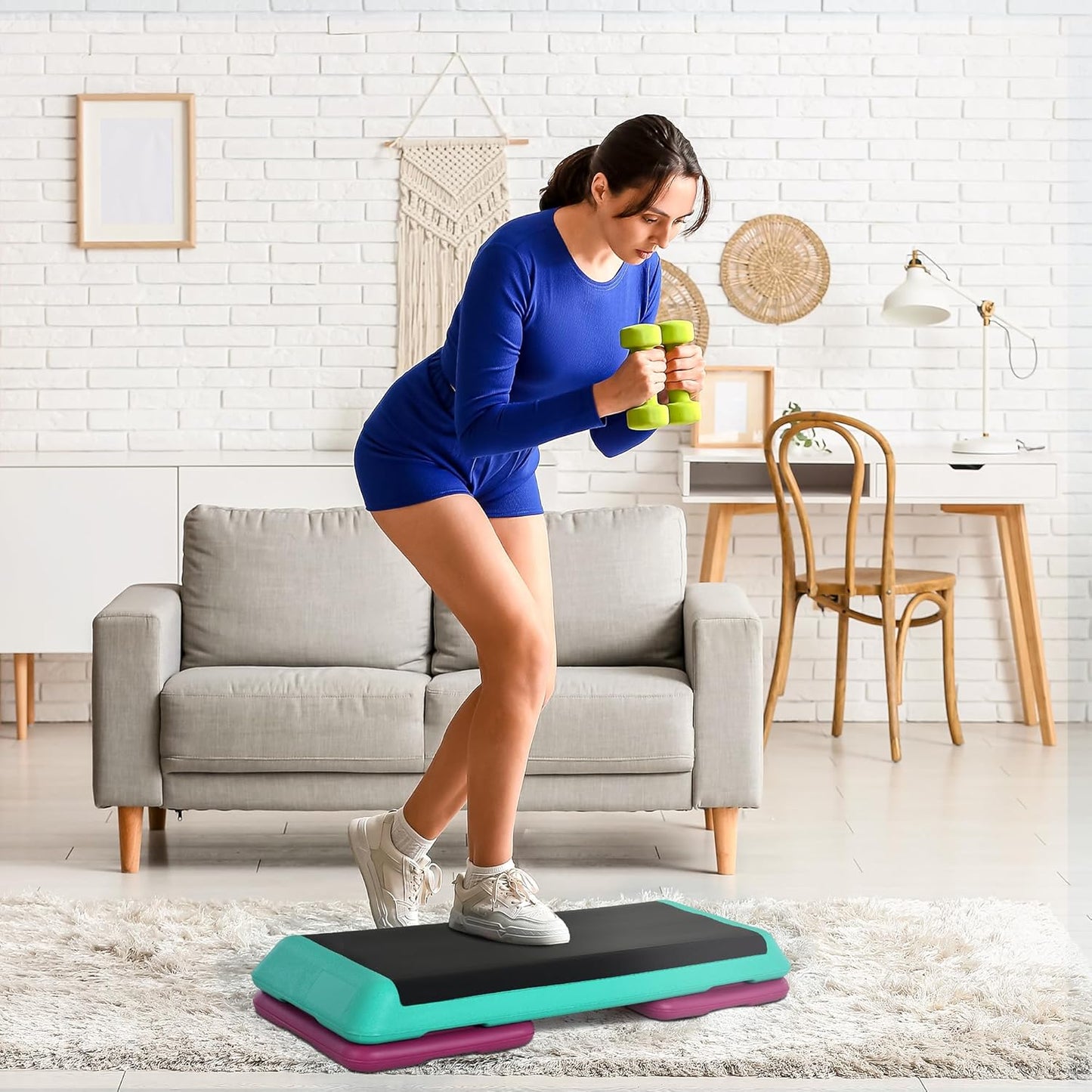 Höhenverstellbarer Fitness Stepper