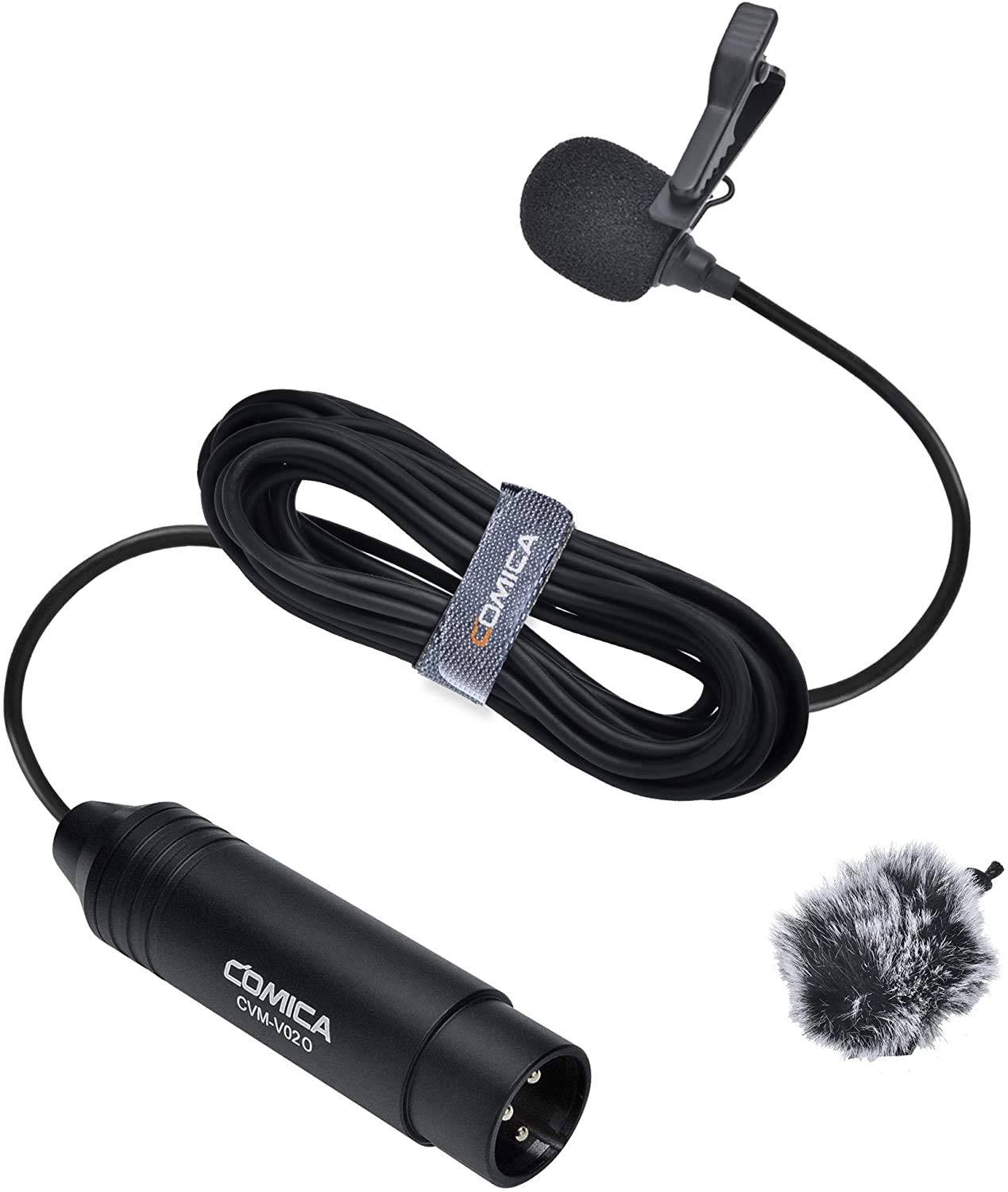 Omnidirektionales Lavalier-Mikrofon mit XLR-Anschluss, 1 mic/box 4.5