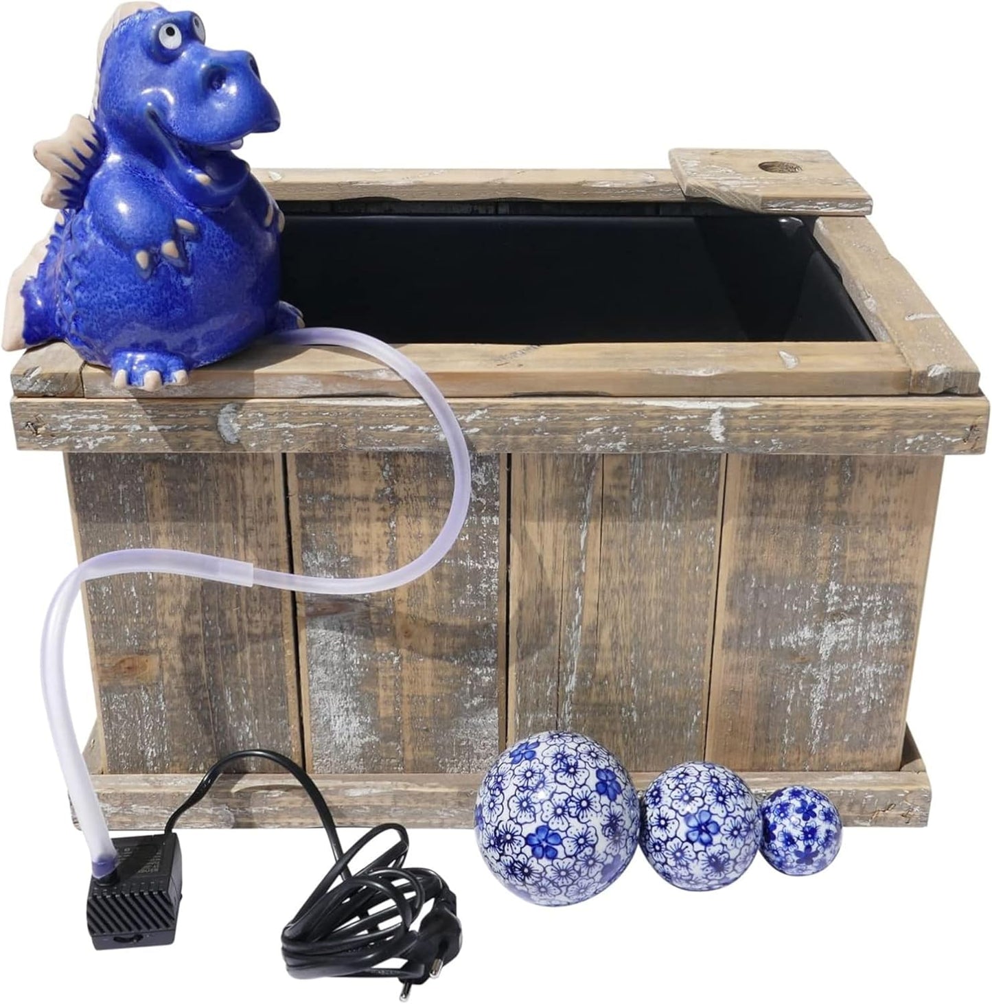 Miniteich Set mit Wasserspeier und Pumpe