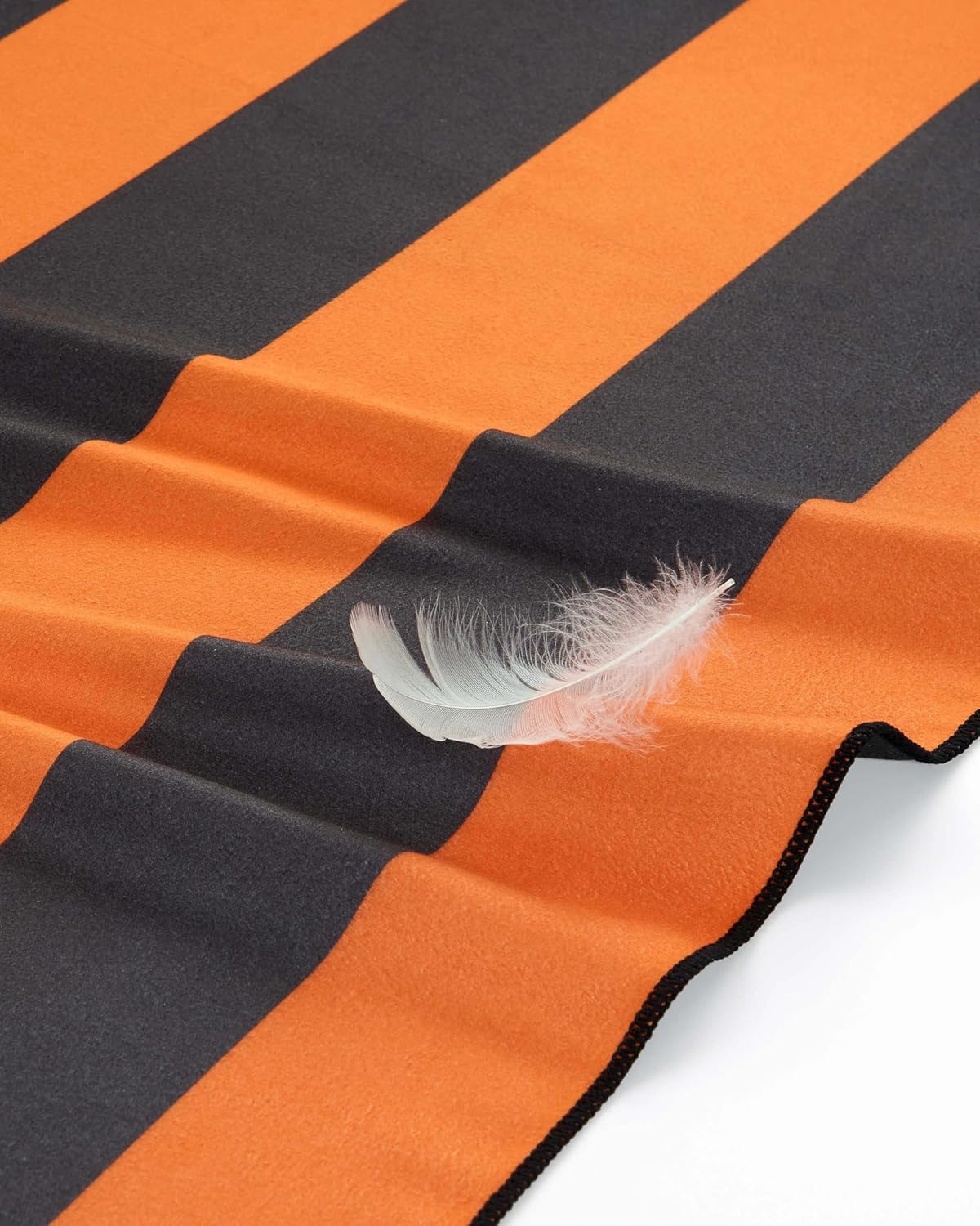Schnelltrocknendes Strandhandtuch, 160cm x 90cm 09 Orange - Dunkelgrau
