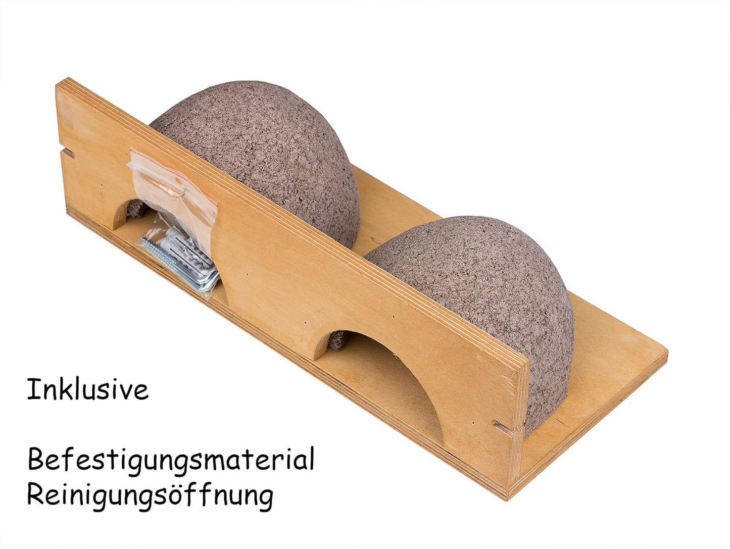 Schwalbennistkasten Doppelnest Nisthilfe Holzbeton, 1 Stück
