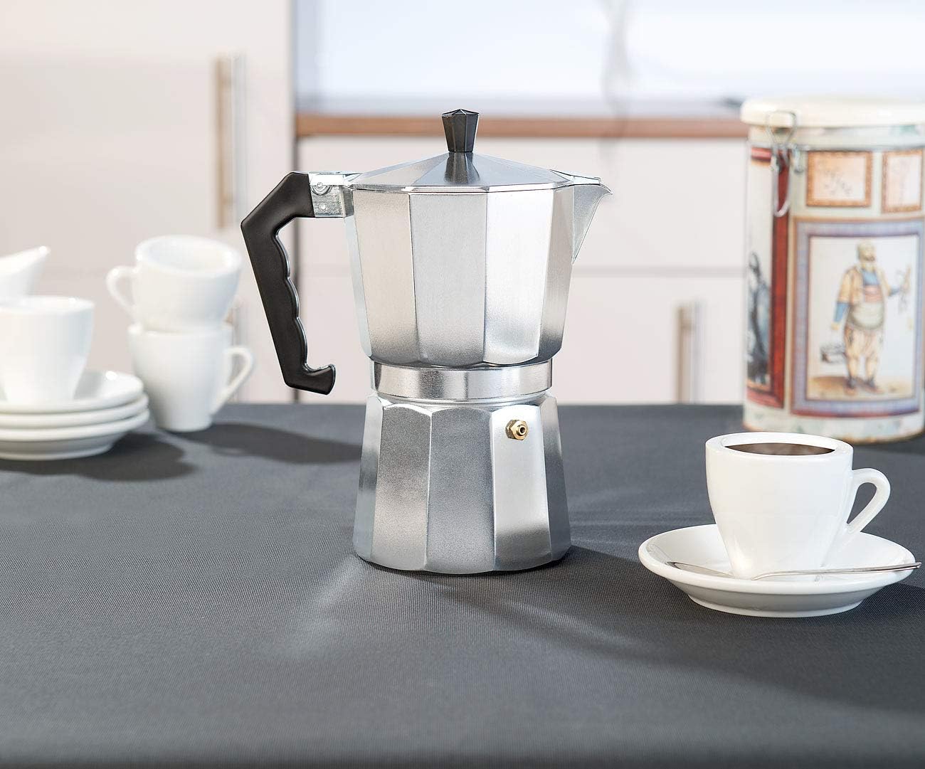 Espressokocher für 9 Tassen, 400 ml