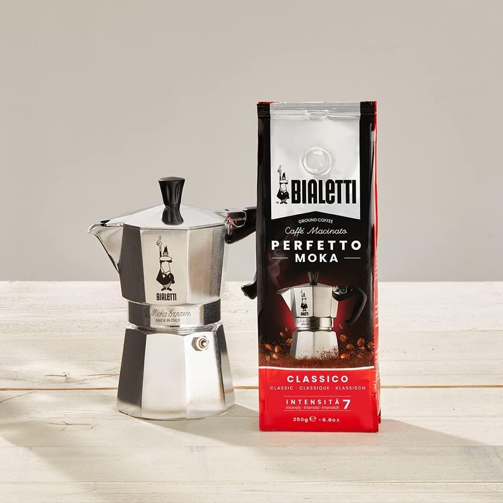 Espressokocher für 3 Tassen, 3 Tassen + Perfetto Moka
