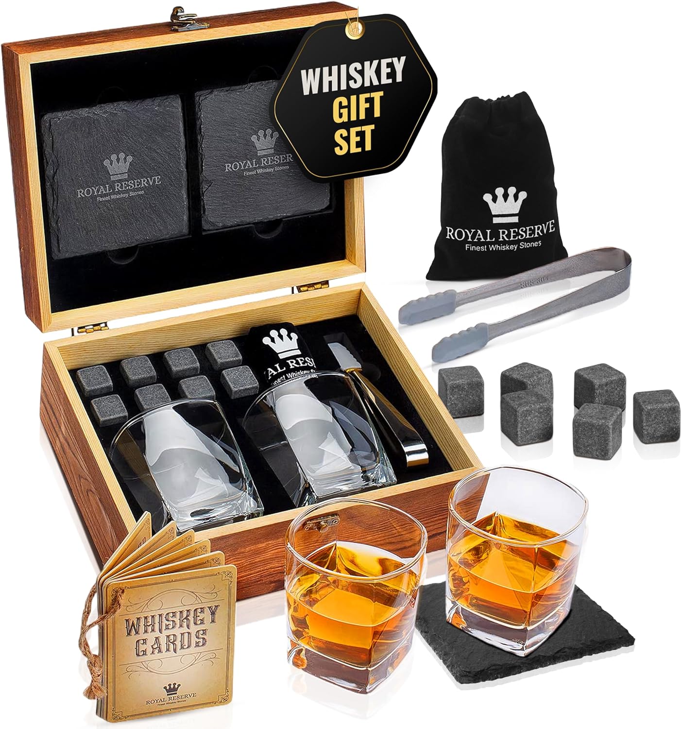 Whisky Geschenkset, Gläser - Klassisch