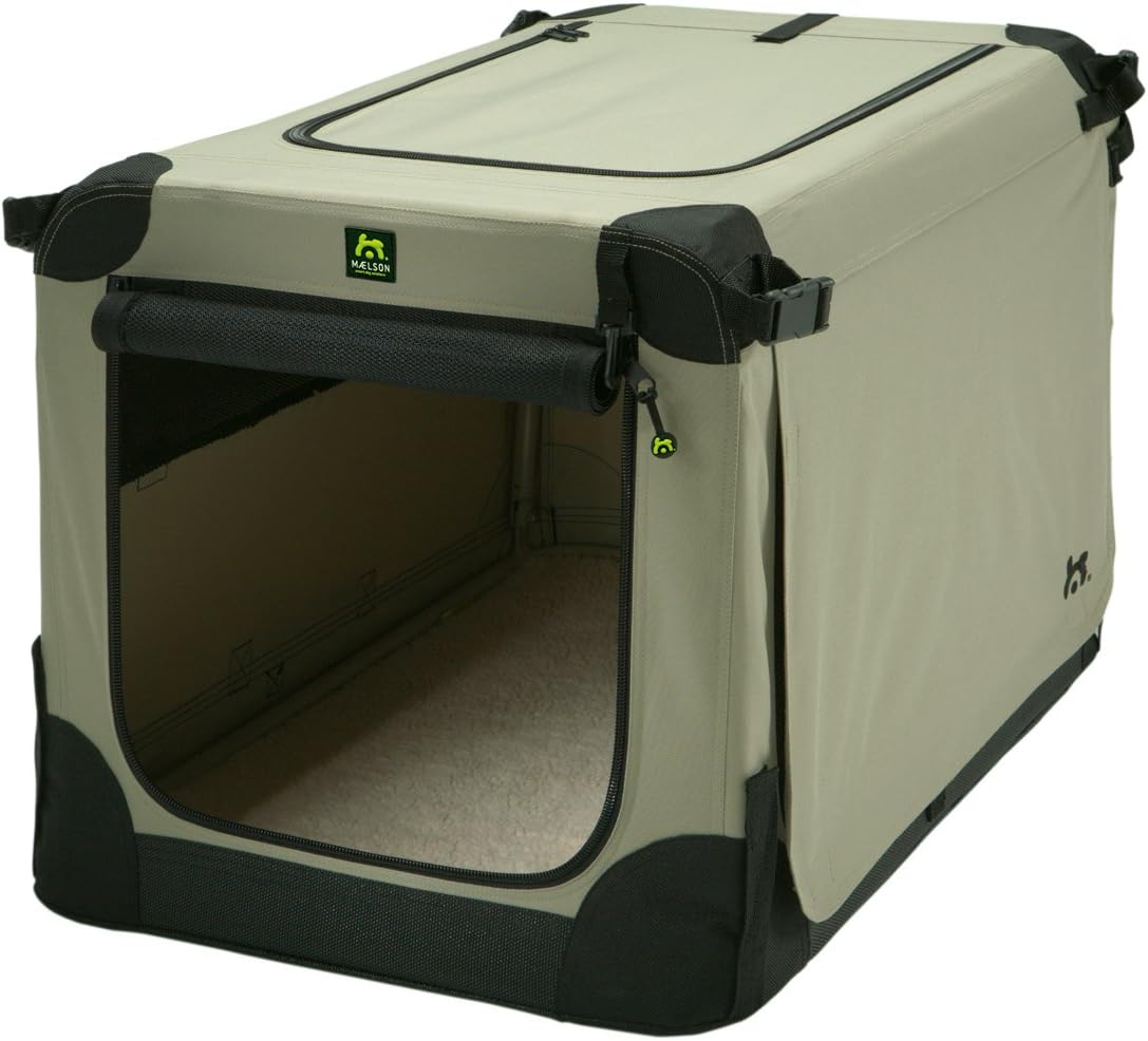 Faltbare Hundebox Soft Kennel (82 x 59 x 59 cm), hautfarben M 82 - (82 x 59 x 59 cm)