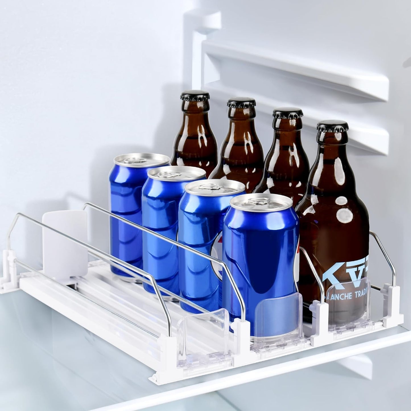 Kühlschrank-Organizer für Dosen (12 Stück, 3 Reihen), 31cm-3 Gruppen