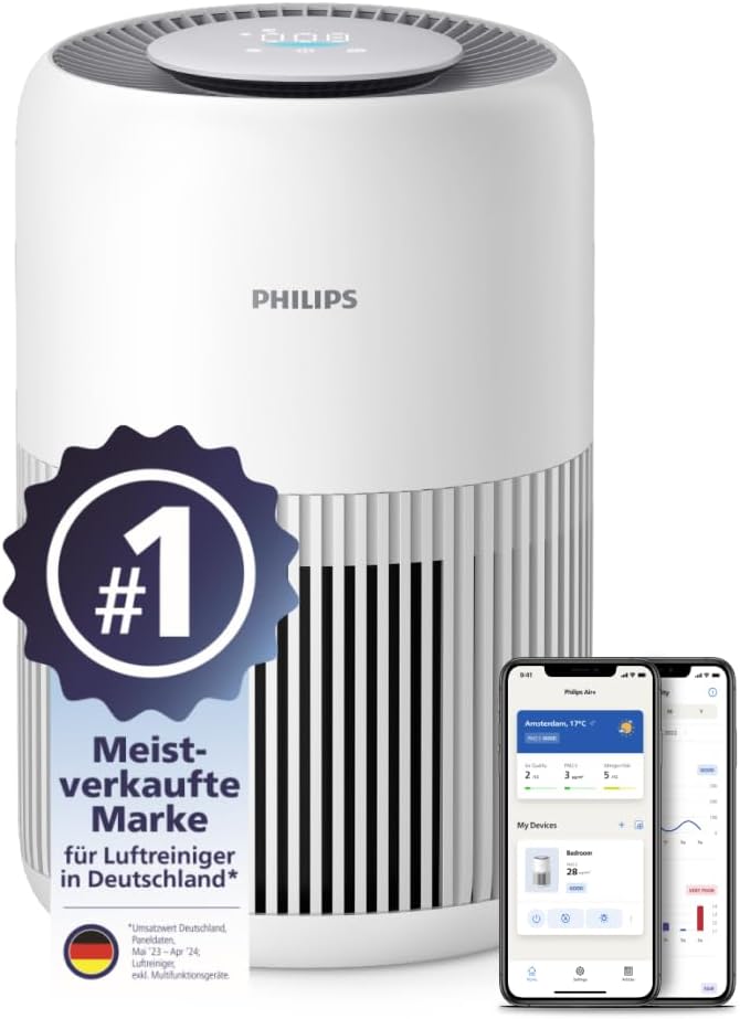 Luftreiniger 900 Serie mit HEPA und Aktivkohlefilter, Weiss