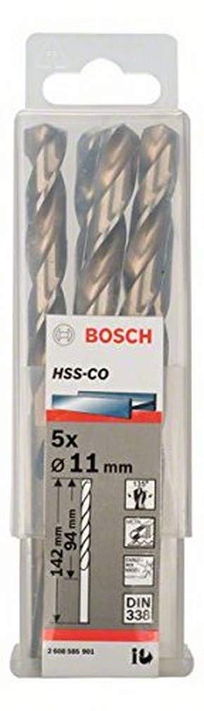 Metall-Spiralbohrer HSS-Co, Ø 11,0mm, Ø 11.00 mm