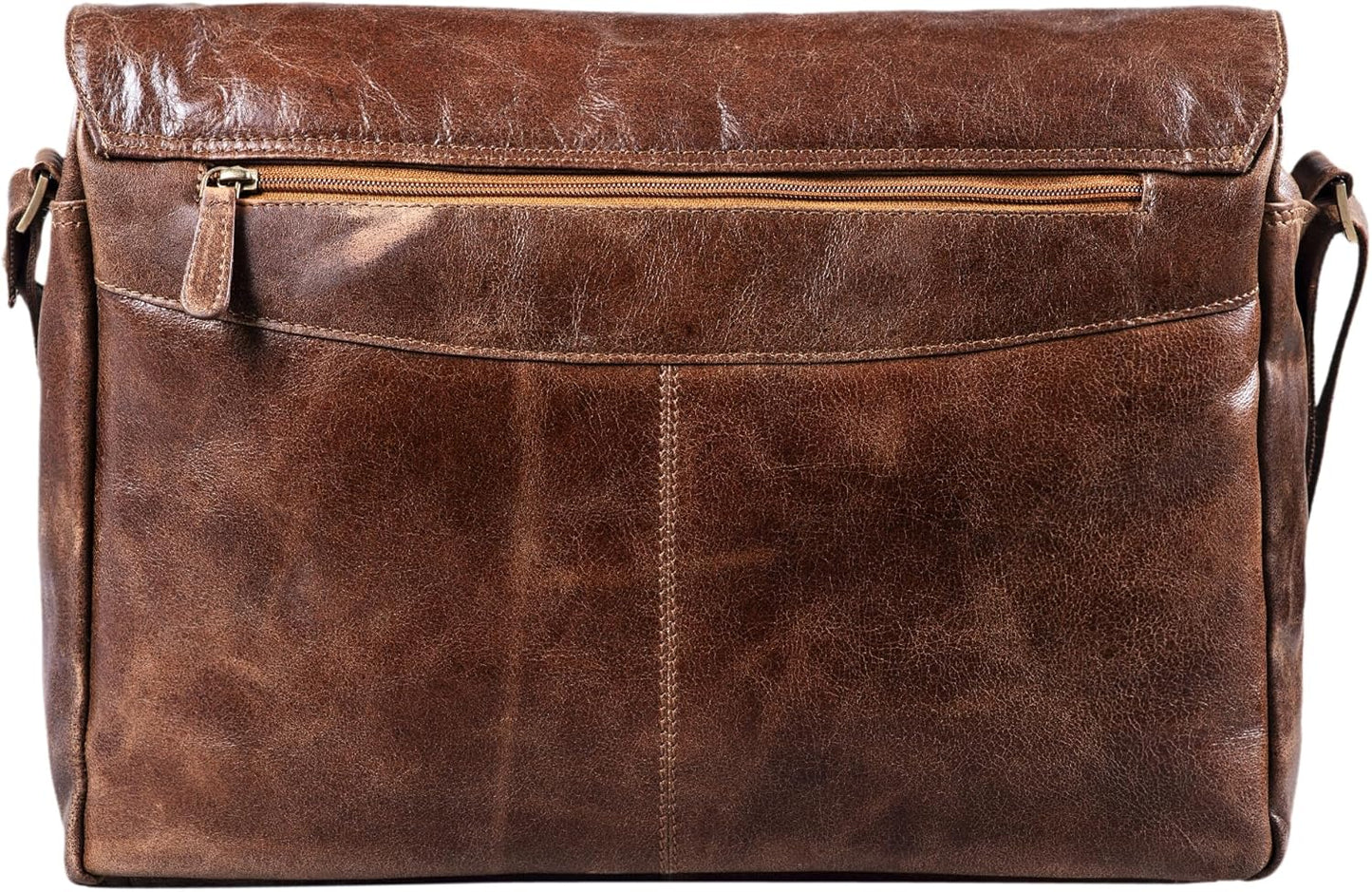 Marlon Laptoptasche mit Schultergurt, Antik - Braun