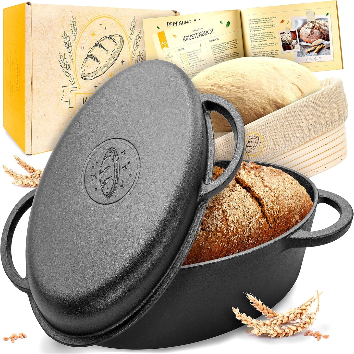 Brotbacktopf, 34cm oval