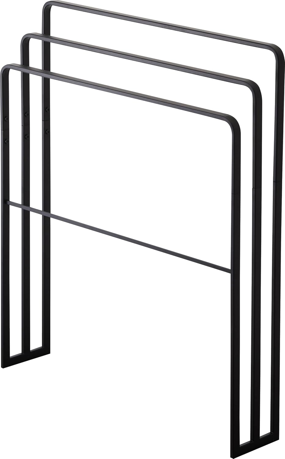 Handtuchständer mit 3 Stangen TOWER, Schwarz