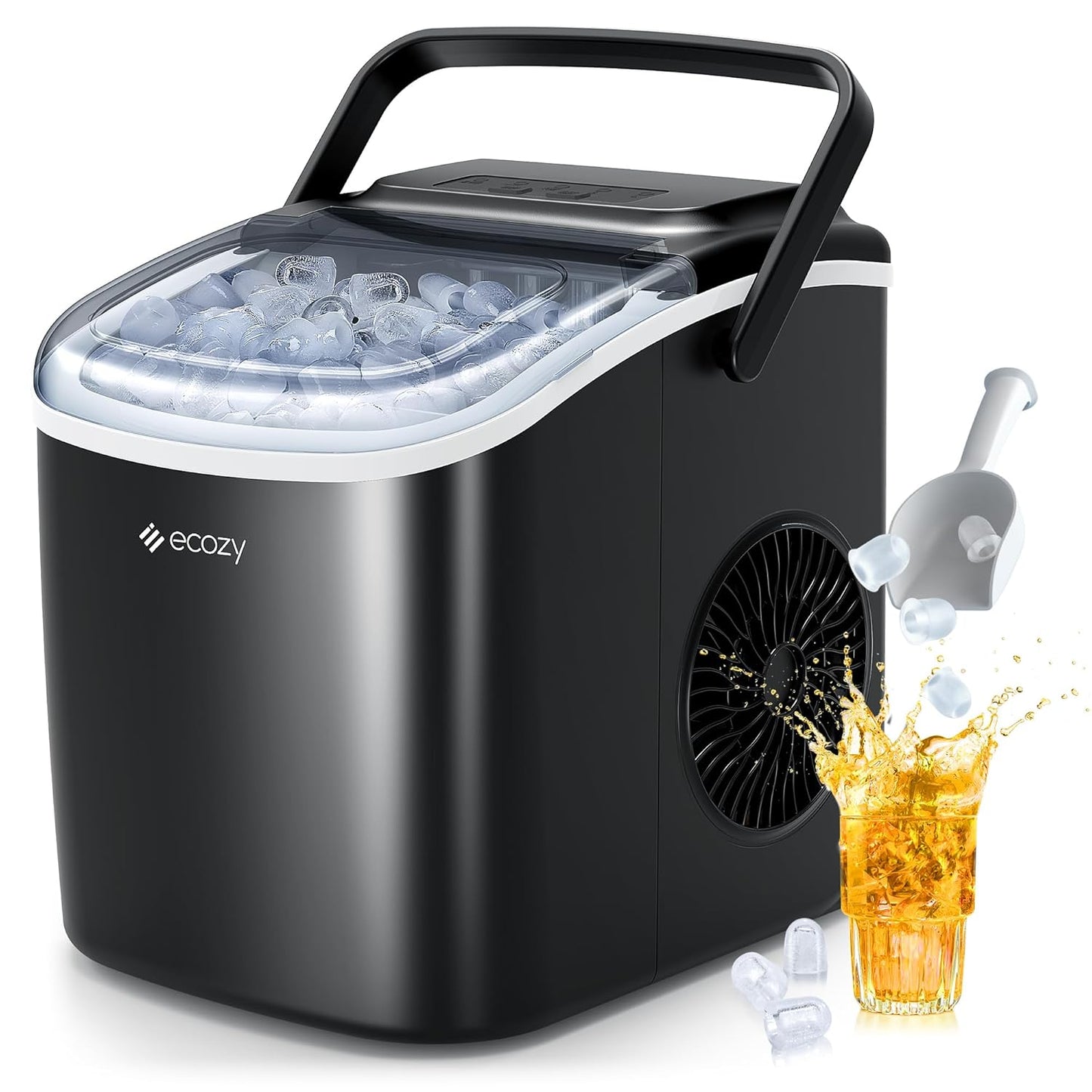 Selbstreinigende Eiswürfelmaschine