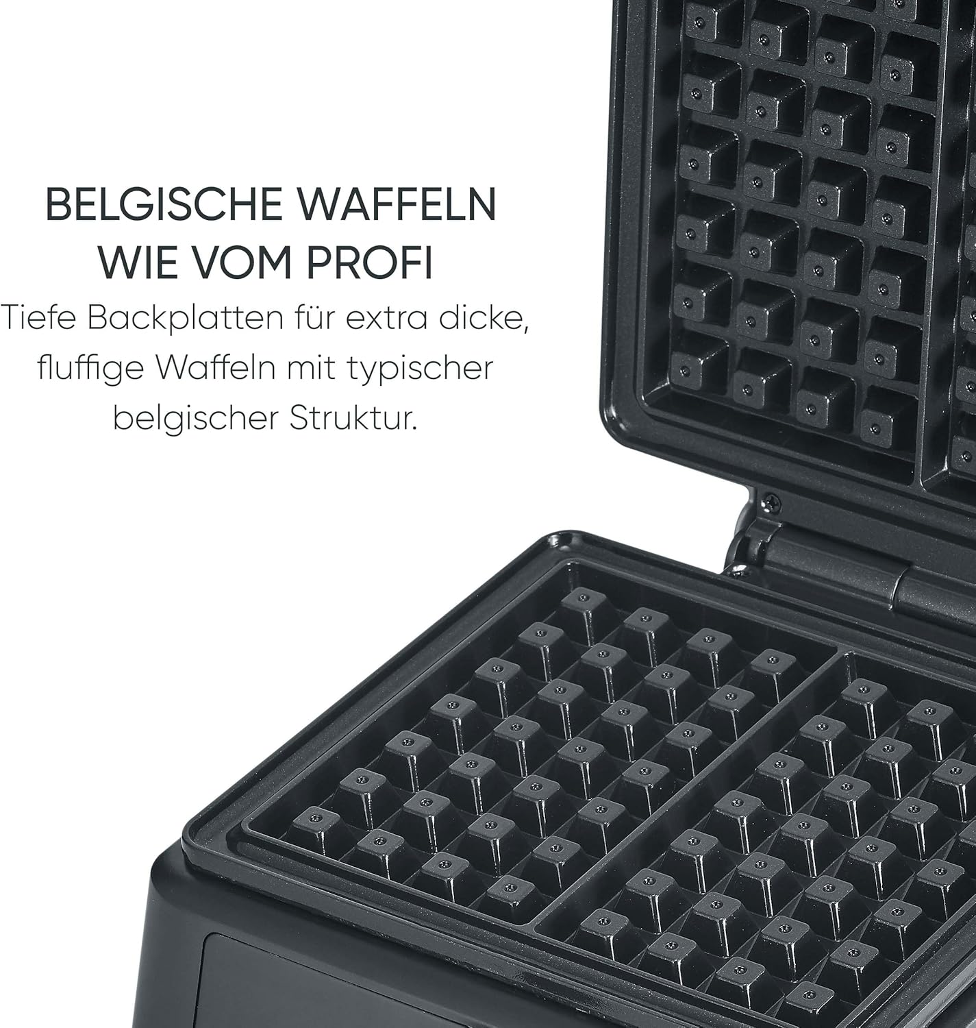 Belgisches Waffeleisen mit Keramikbeschichtung, Belgisches Waffeleisen