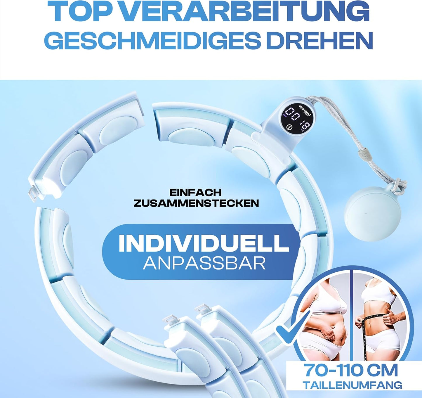 Smart Hula Hoop Reifen mit Zähler