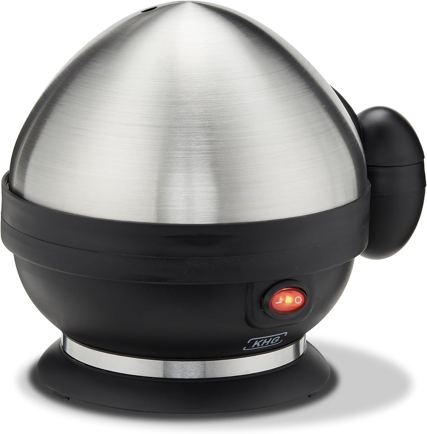 Eierkocher für 7 Eier, Silber/Schwarz