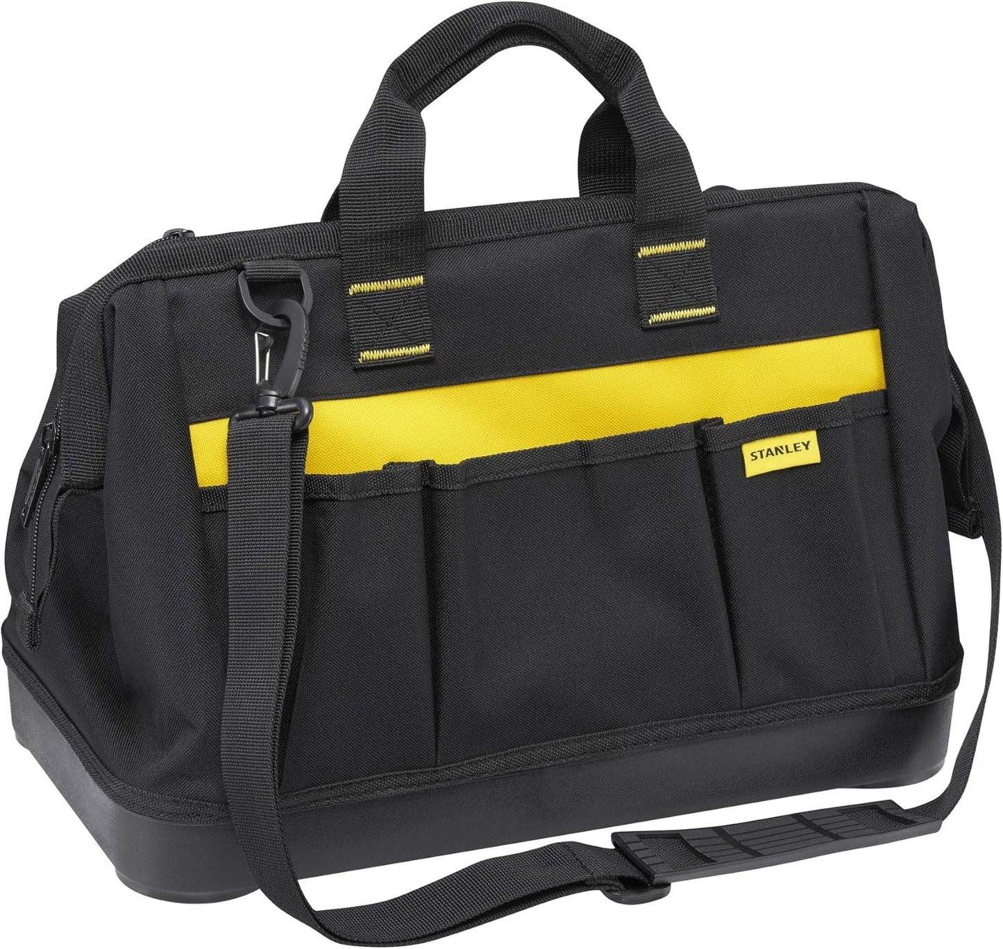 Werkzeugtasche mit robustem Kunststoffboden, 1 Gelb,schwarz