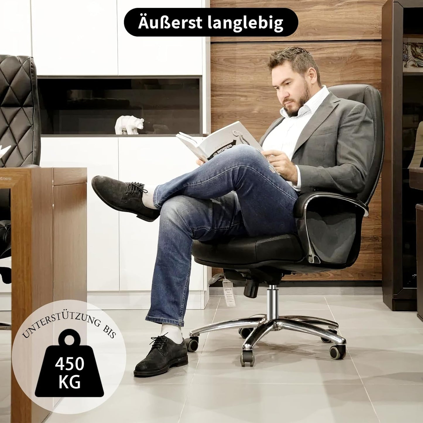 Gasdruckfeder für Bürostühle, Silber