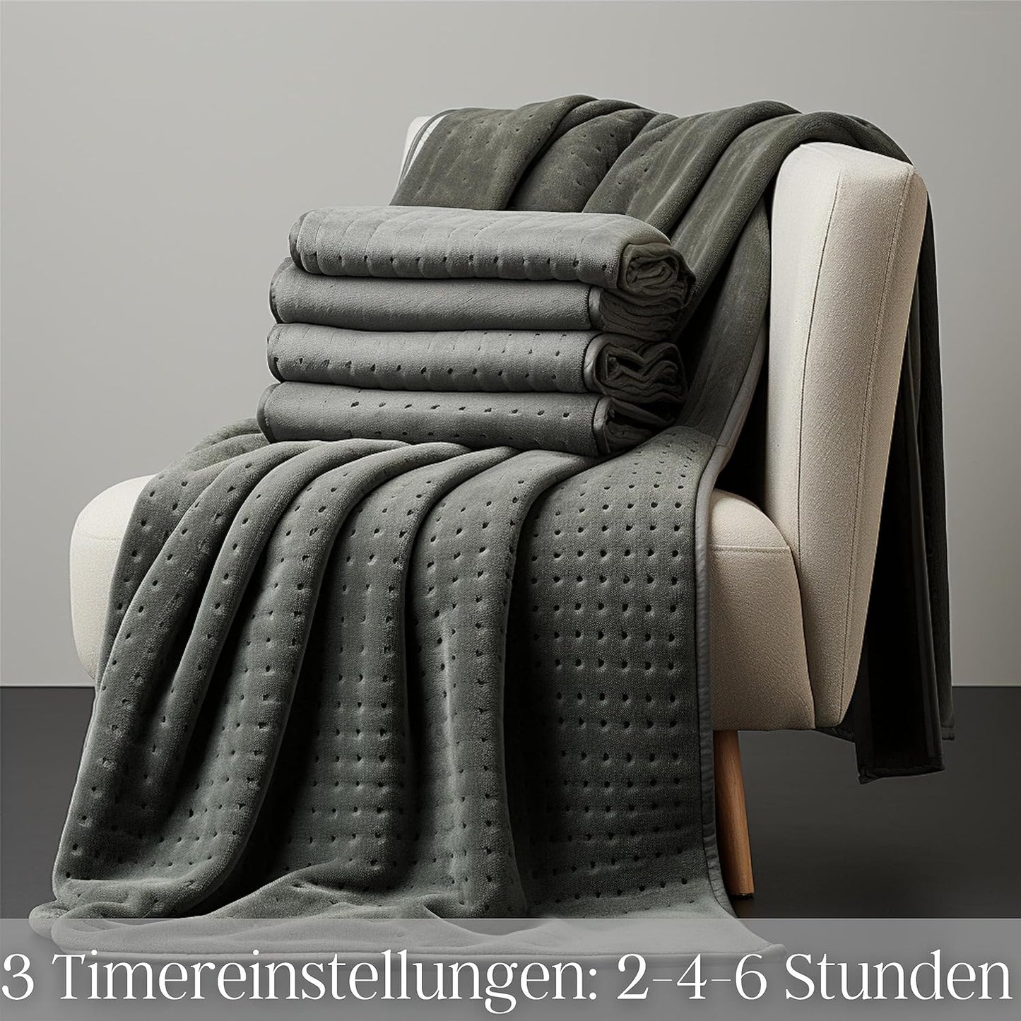 Heizdecke mit Timer und Fernbedienung