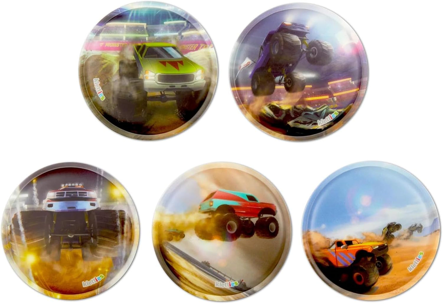 Klettie Sammel-Set für Monstertruck-Fans, Monstertrucks - Bunt