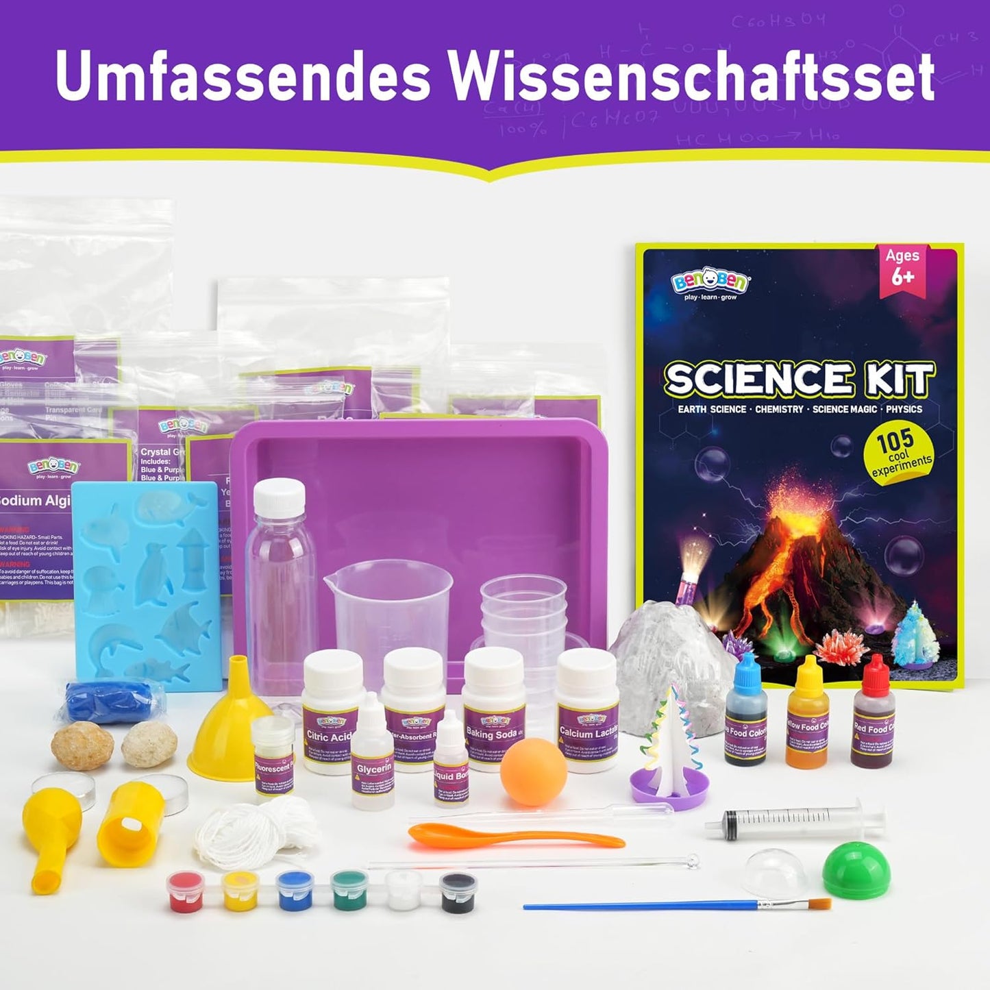 Experimentierkasten für Kinder, 105+ Experimente