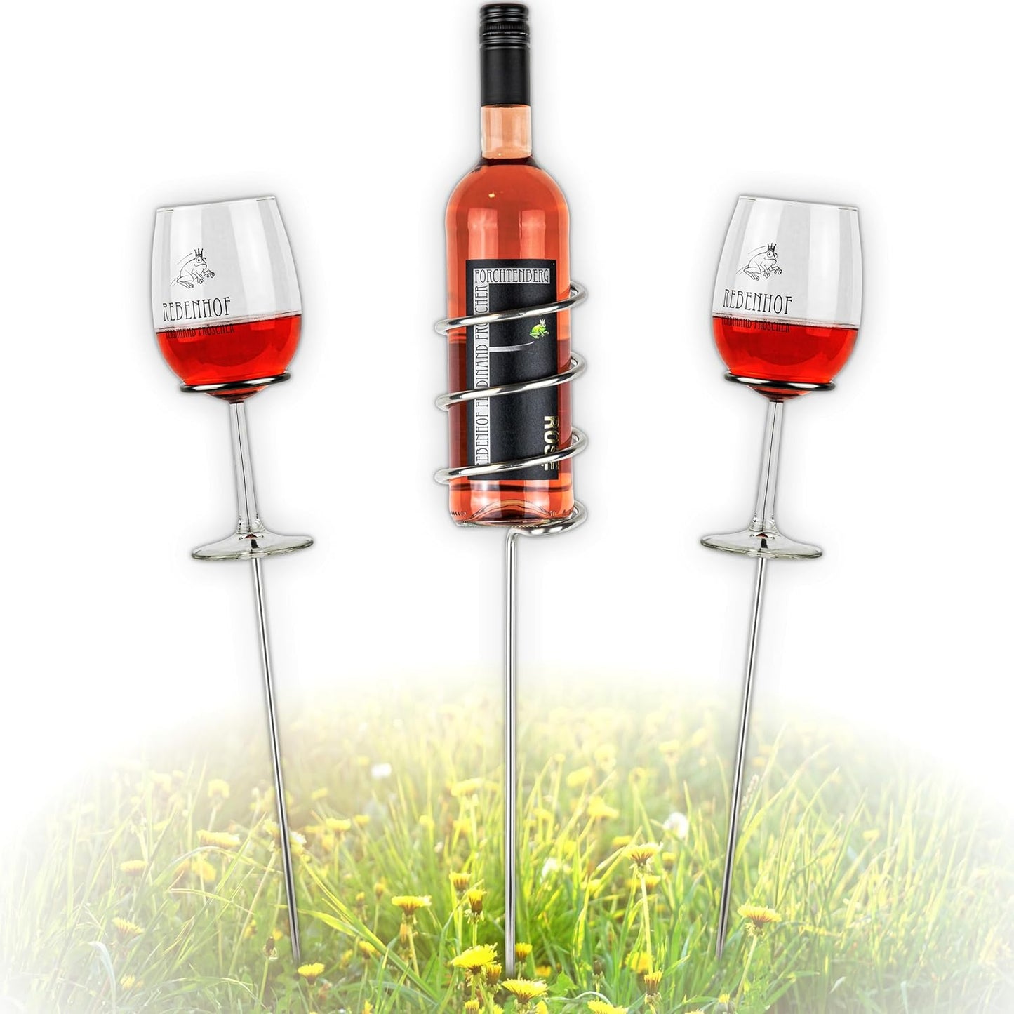 Weinständer Starter-Set für Flaschen & Gläser, Starter-Set