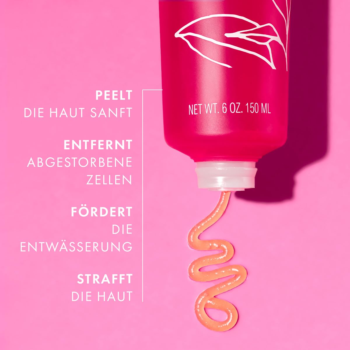 Belebendes Körperpeeling mit Rosa Beeren & Pfeffer, Schrubben 150 g (1er Pack)