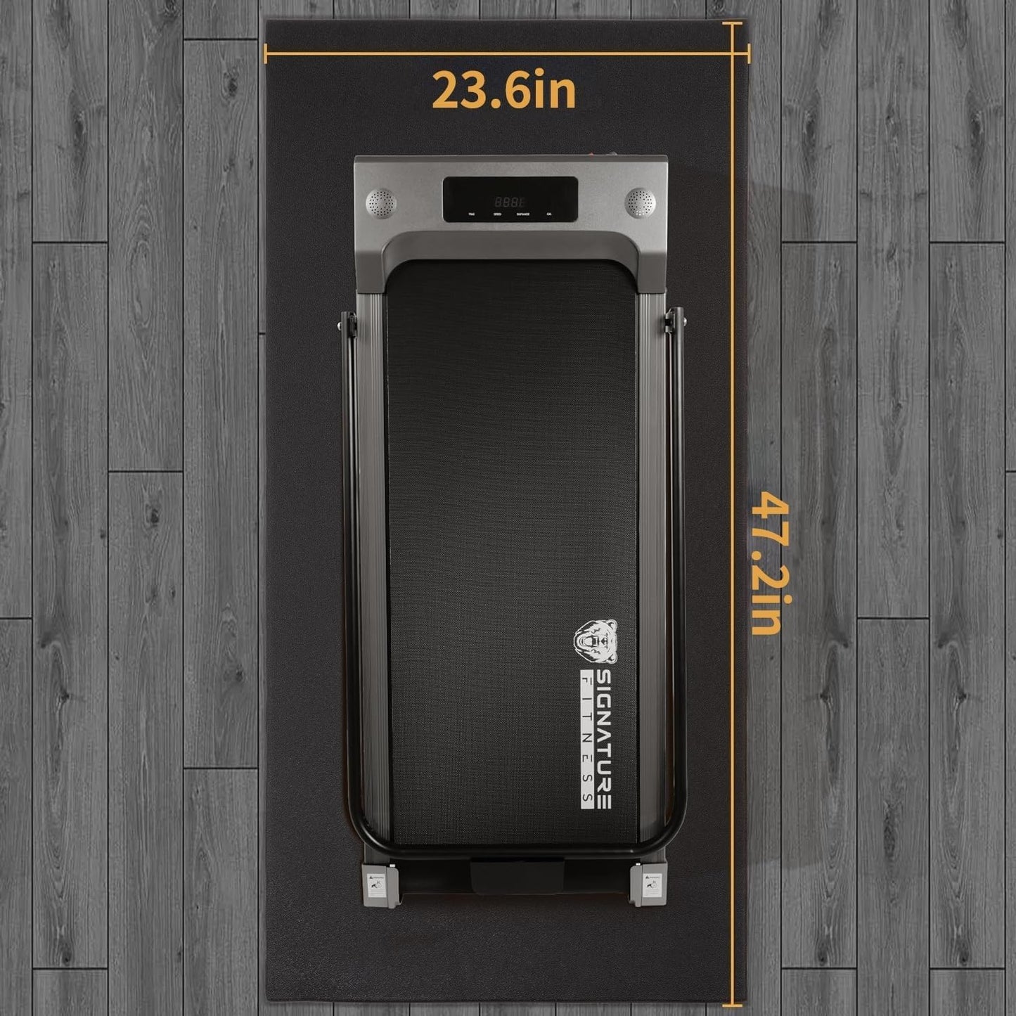 Bodenschutzmatte für Fitnessgeräte, 2-120 X 60 cm