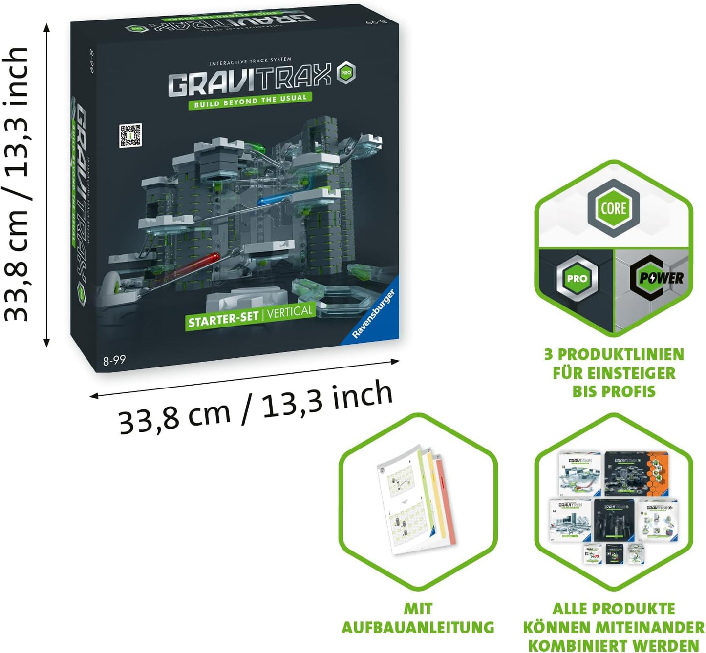 GraviTrax Pro Kugelbahn Starter-Set Vertical
