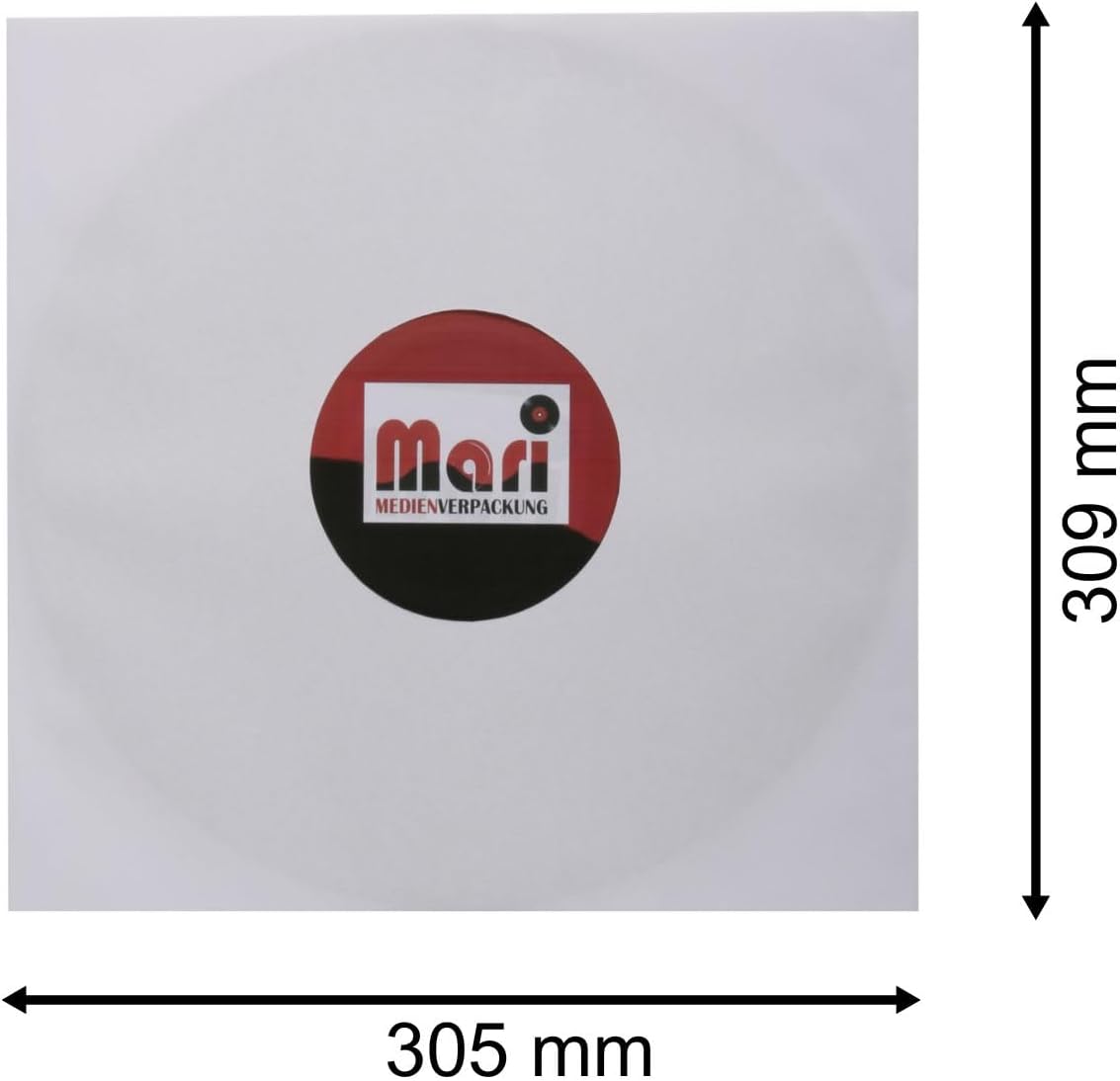 100er-Set Innenhüllen für LP-Schallplatten
