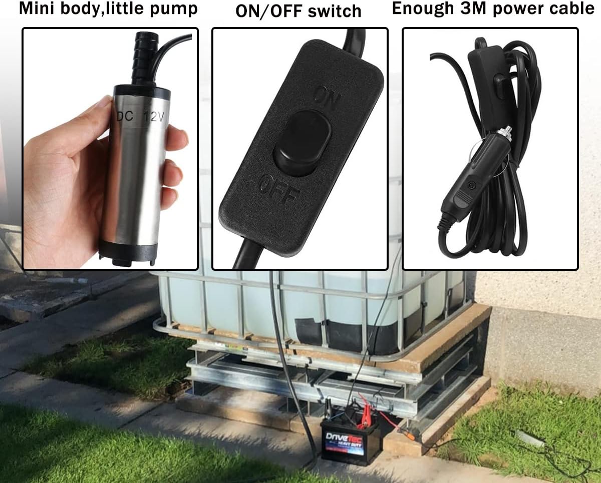 Mini Tauchpumpe, 12V Steckdose