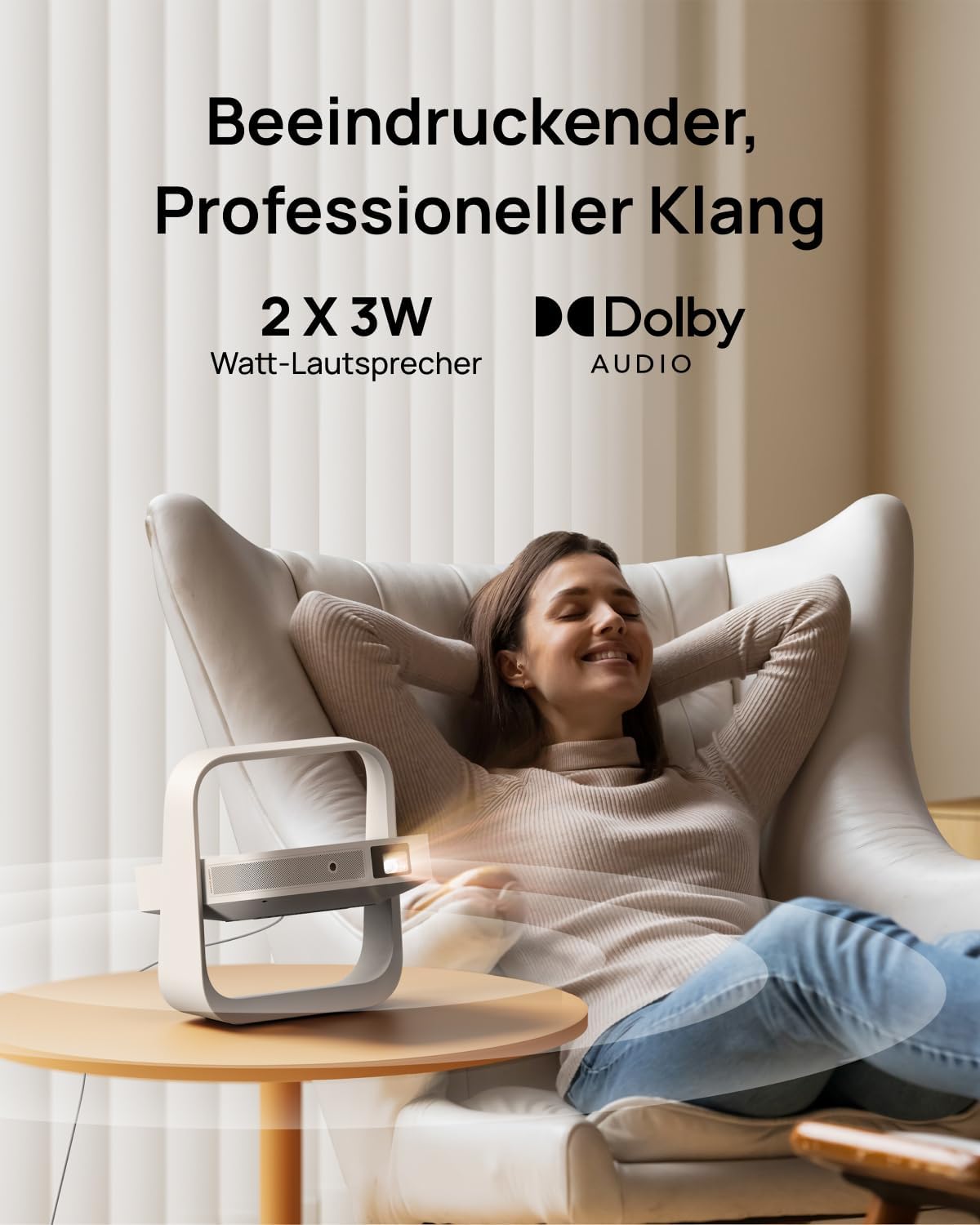 Tragbarer Beamer Elfin Flip Plus, Elfin Flip Plus