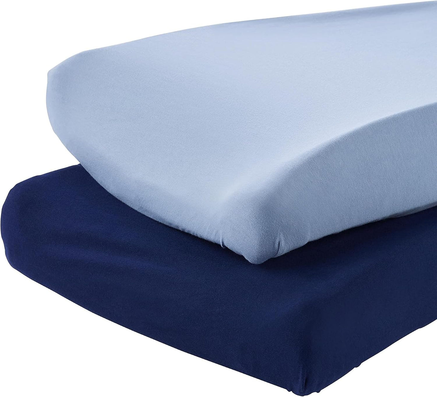 Wickelauflagenbezug Set, Einheitsgrösse Marineblau/Hellblau