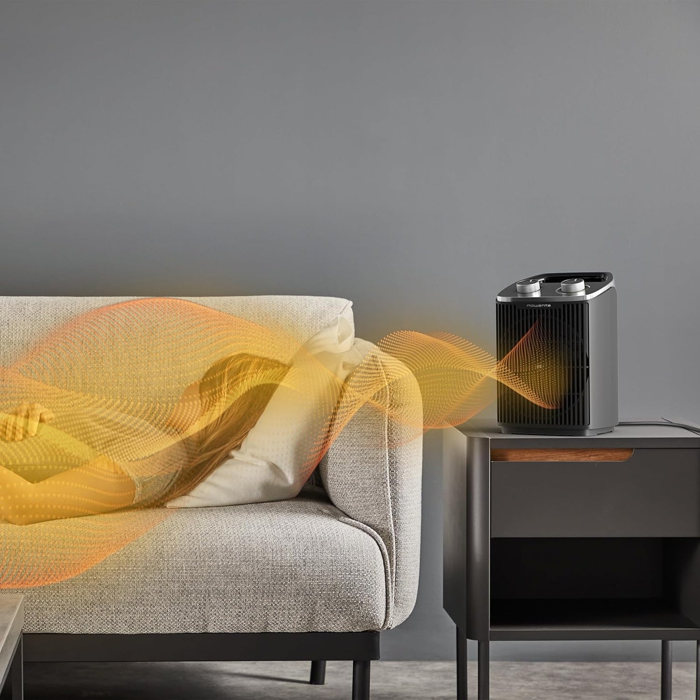 Heizlüfter mit Thermostat & Kühlstufe, 30 qm | Compact