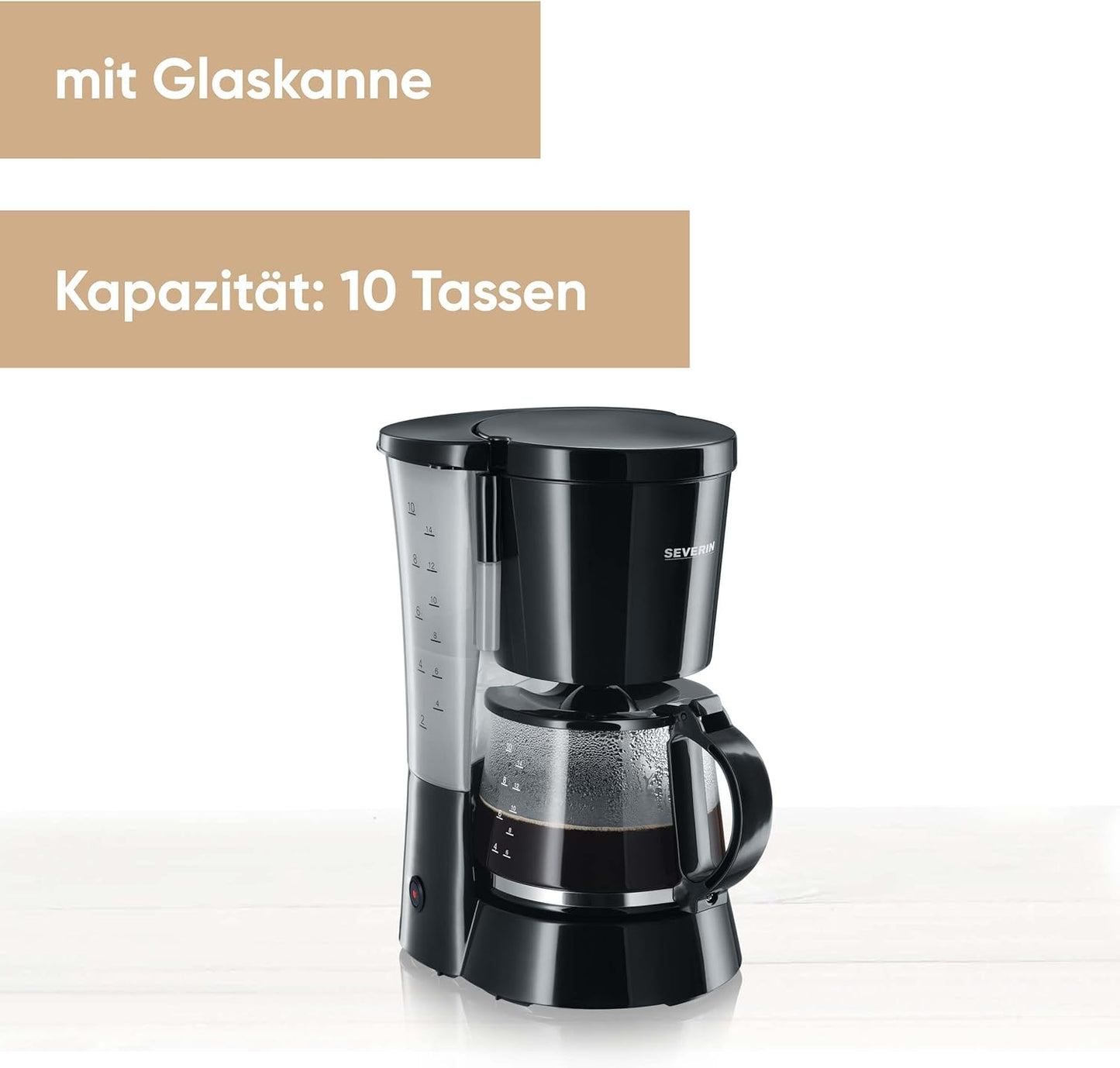 Filterkaffeemaschine KA 4479, Schwarz|Single