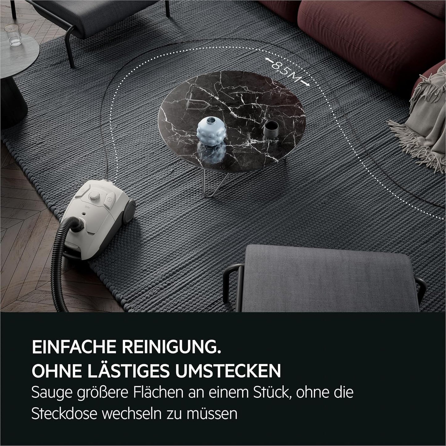 Clean 500 Staubsauger, Weiss