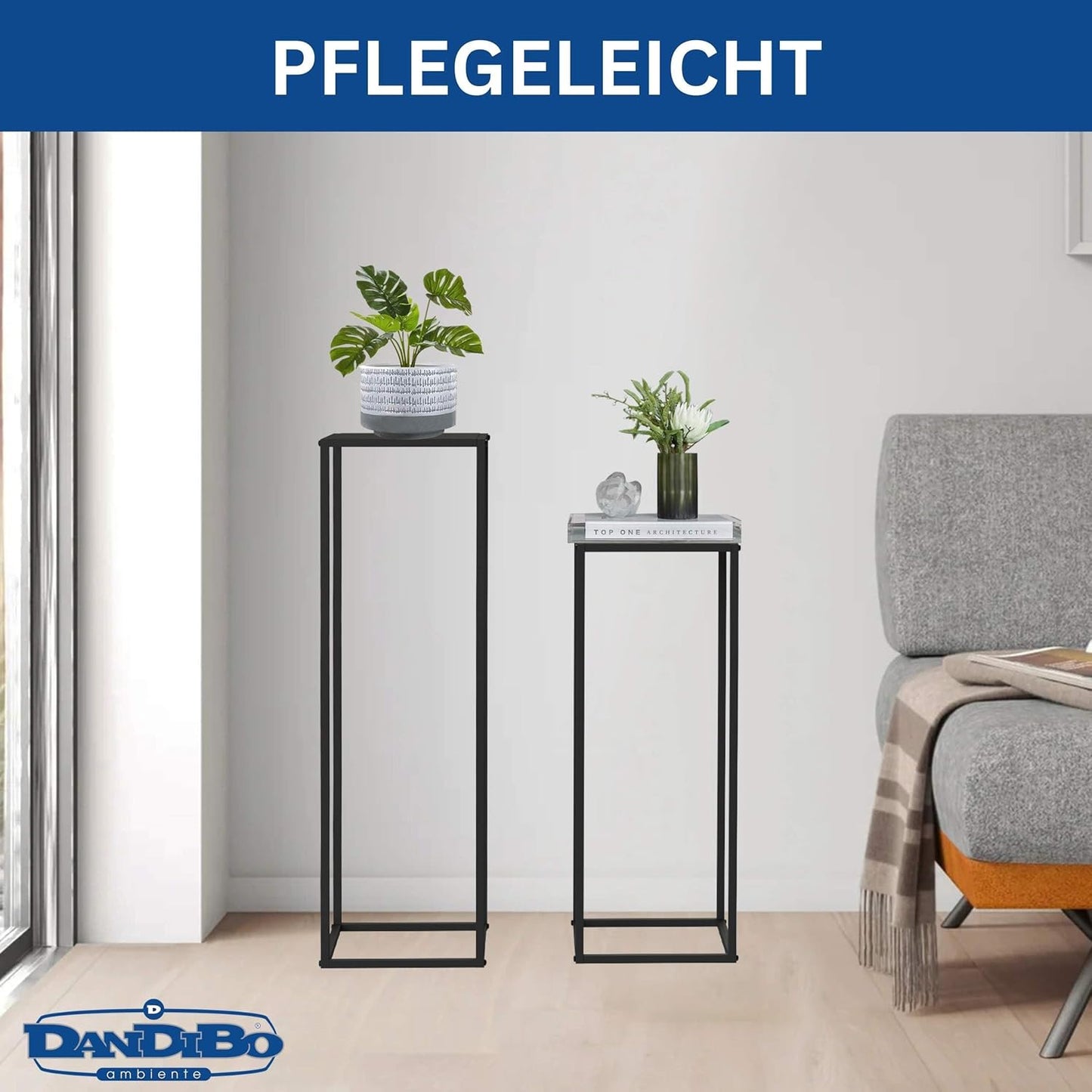 2er-Set Pflanzenständer, 80 cm und 100 cm (2 Stück)