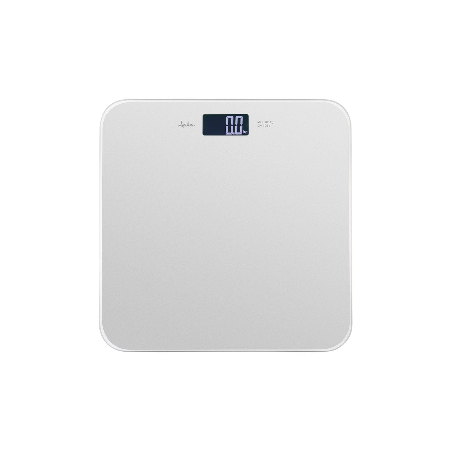 Digitale Badezimmerwaage mit LCD-Display, 180 kg Kapazität, weiss