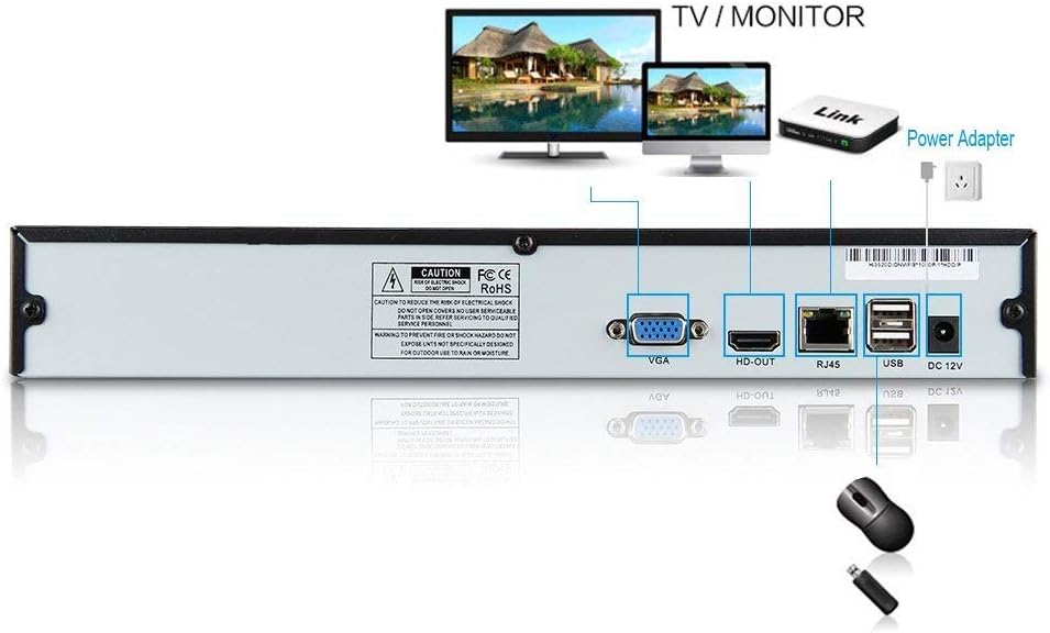 16-Kanal Ultra HD Netzwerk-Videorecorder