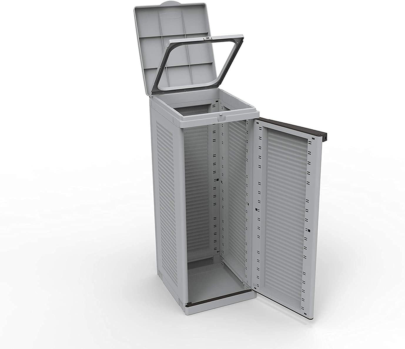 Abfallsammelschrank, 1 Fach Grau