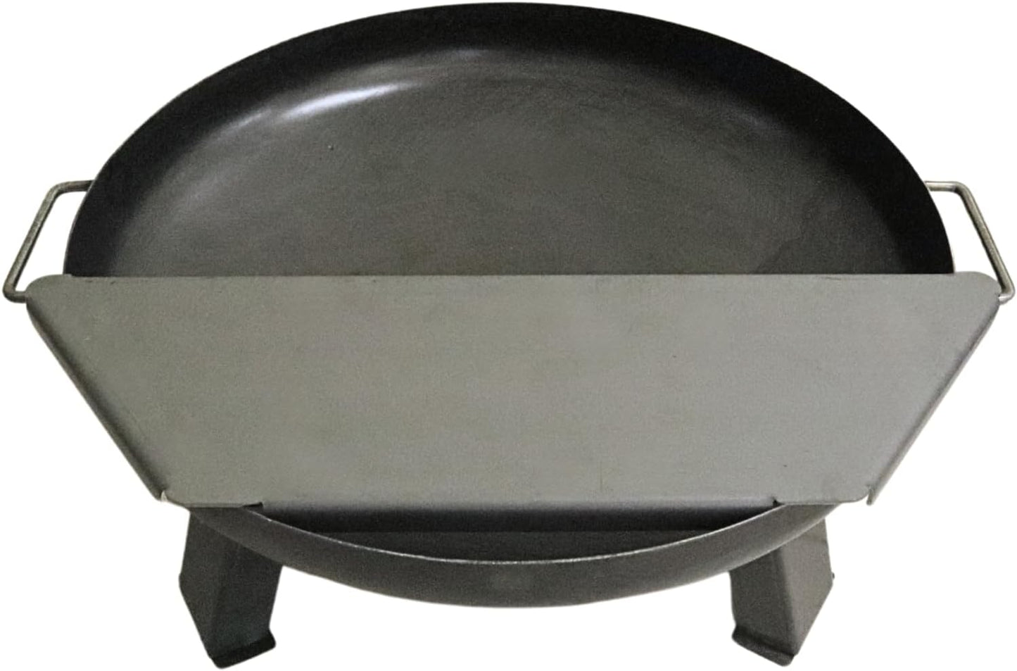 Grillplatte aus Stahl, Stahl 60 Cm