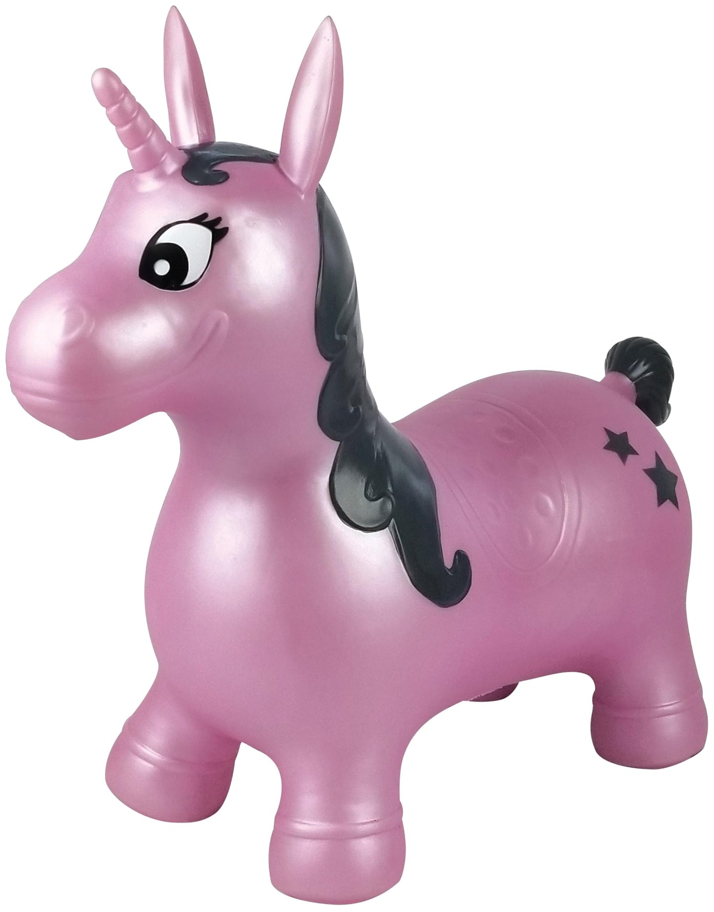 Aufblasbares Hüpf-Einhorn mit Pumpe, Einhorn _A