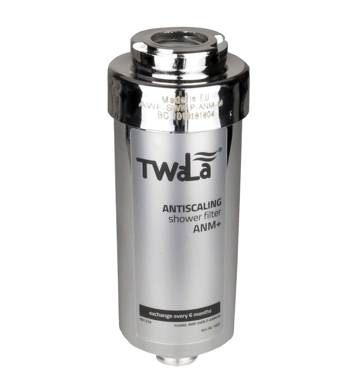 Duschfilter gegen Kalk und Chlor AWF-SWR-P-M, Chrom