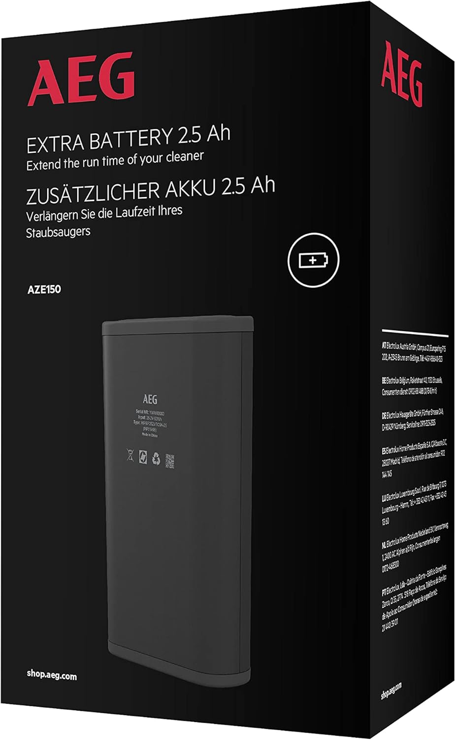 AZE150 Ersatz-Akku für AEG
