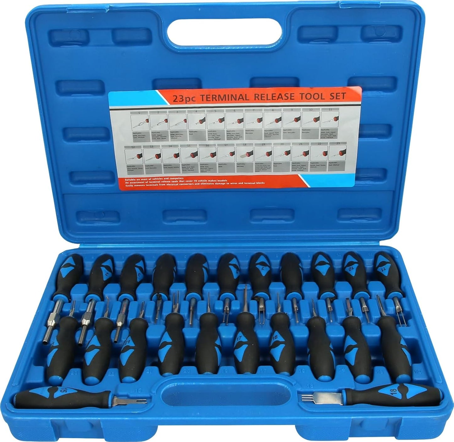 Stecker-Entriegelungswerkzeug-Set (23-teilig)
